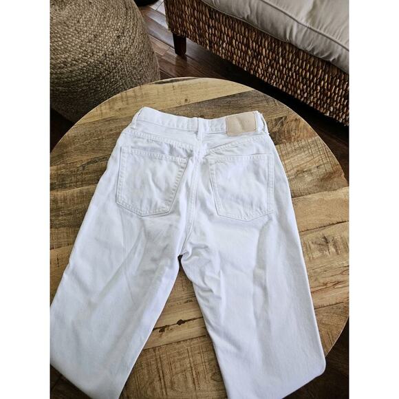 Everlane The Cheeky Jean Women's Size 25 Bone White Boho Nautical Beach Denim - Picture 6 of 13